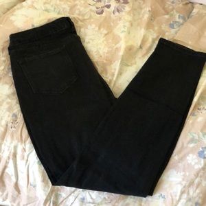 Vintage American Boho Skinny Black Jean